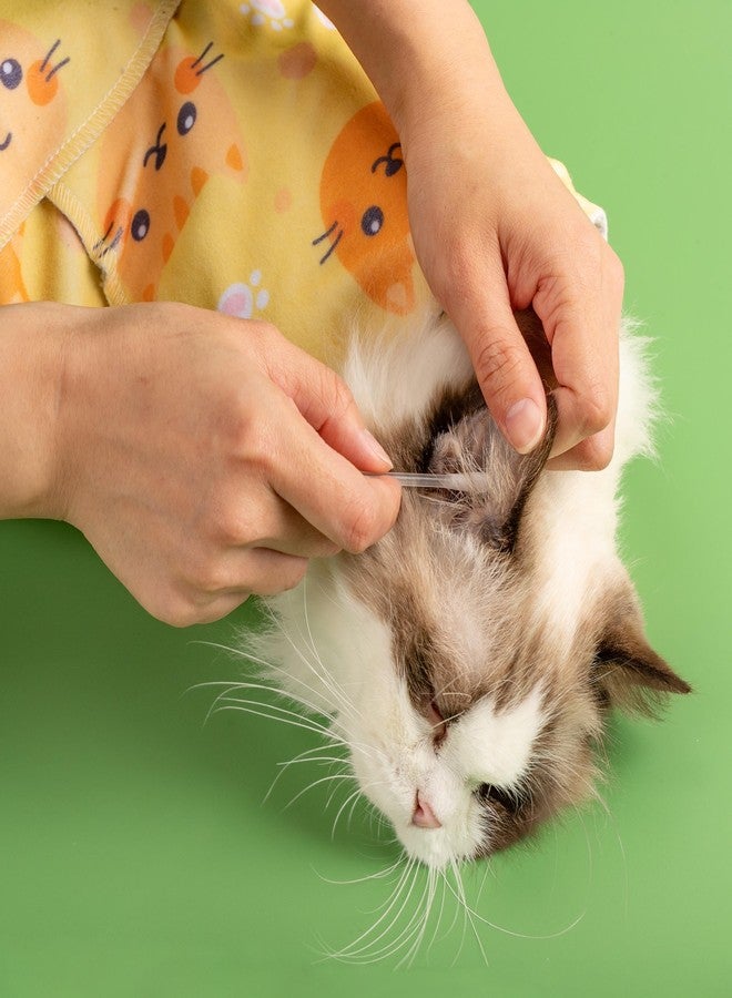 INKNOTE 27.5 Inch Cat Grooming wrap Velcro Fabric for Cats Cat wrap for Cutting Nails Pet Grooming Adhesive Restraint Cloth for Calming Anti-Runaway Scratch Bitten Multifunctional Supplies - Image 4